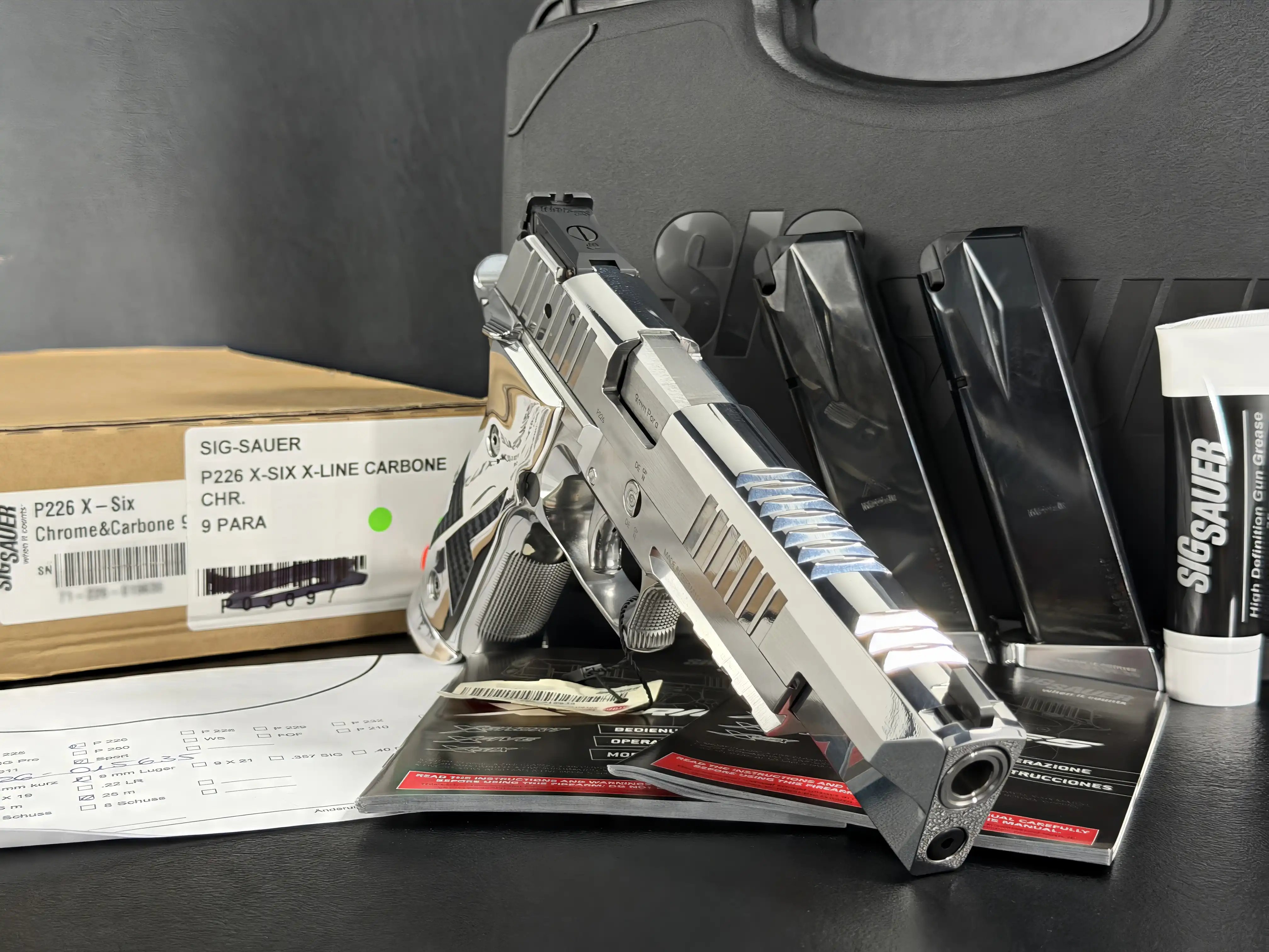 SIG SAUER P226 R クロームステンレス SIG P226 X-Six Chrome & Carbon For Sale