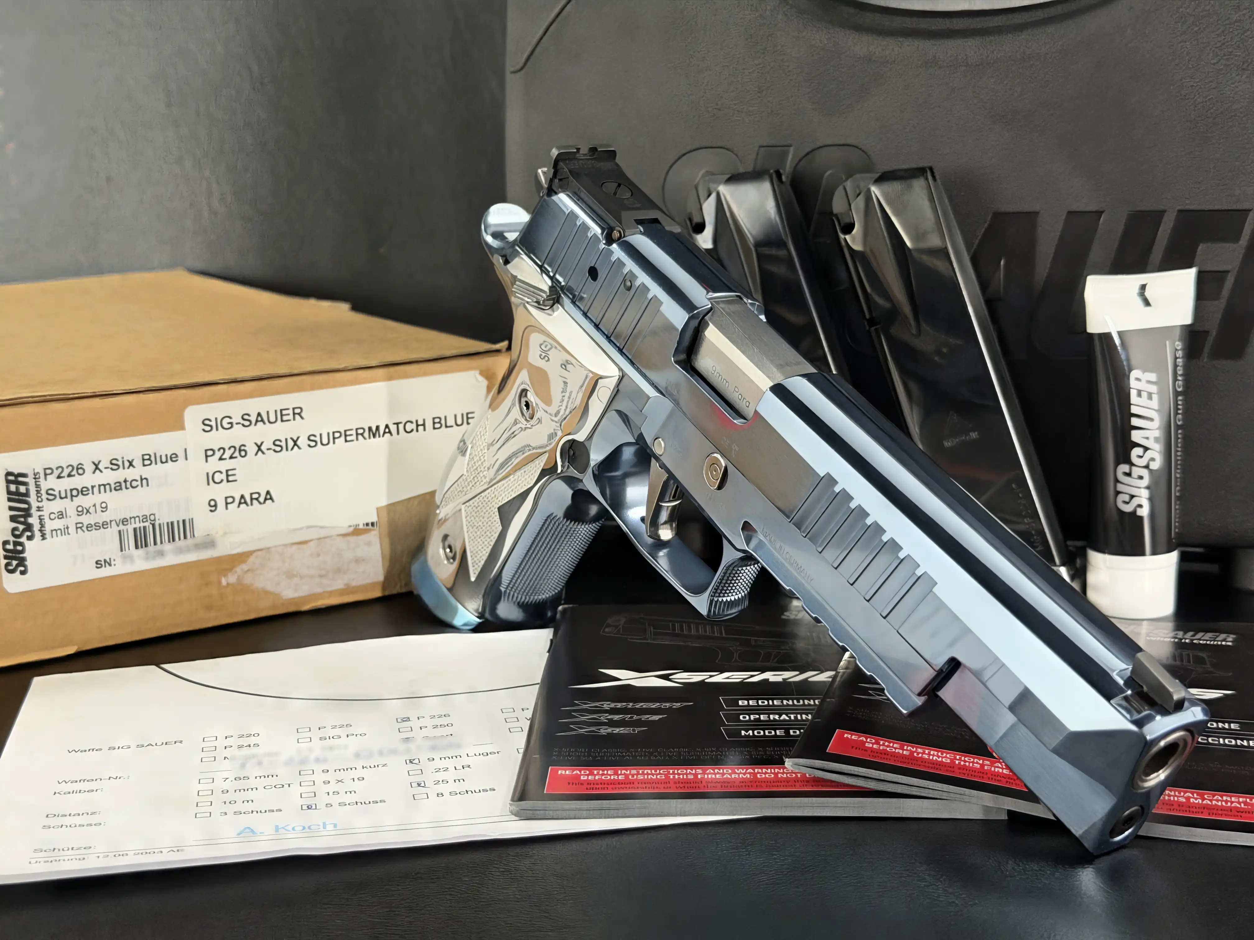 ミッチーページ SIG P226 X-Six Super Match Blue Ice For Sale